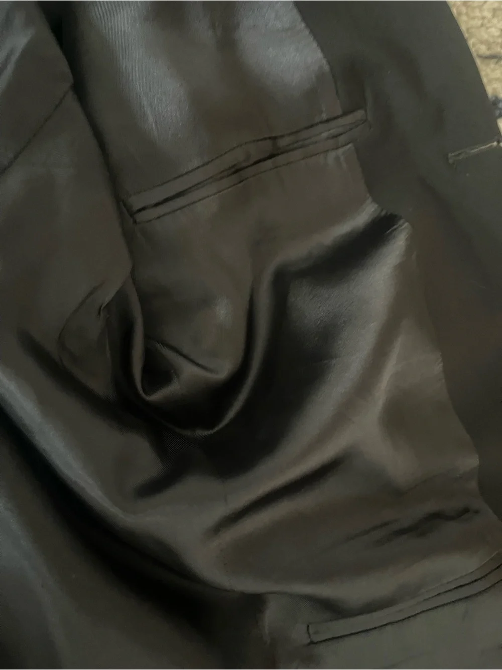 Gucci Black Men's Three-Button Tailored Blazer